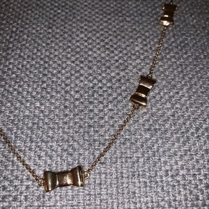 Kate Spade Gold Plated Take A Bow Scatter Necklace